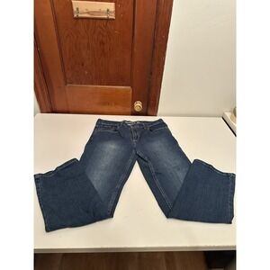 Junior Boys Urban Pipeline Dark Wash Denim Ultimate Jeans Straight Size 16 HUSKY